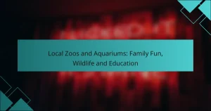 Local Zoos and Aquariums: Family Fun, Wildlife and Education